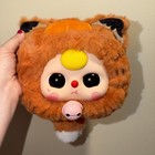 SECRET! BABY THREE Fortune Cat Zipper Bag - GARFIELD Confirmed Plush Pendant — photo 1