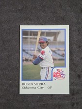1986 Pro cards Ruben Sierra   ( VG to EX )