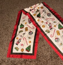 Echo Plaid Christmas Poinsettia Scarf Rectangle