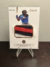 2024 Keepsake - Gem Relic Ronald Acuna Jr. Relic /99 Jersey Patch #330 3 Color