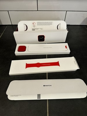 Apple Watch Series 6 44mm (PRODUCT) RED EMPTY BOX + Original Sport Band