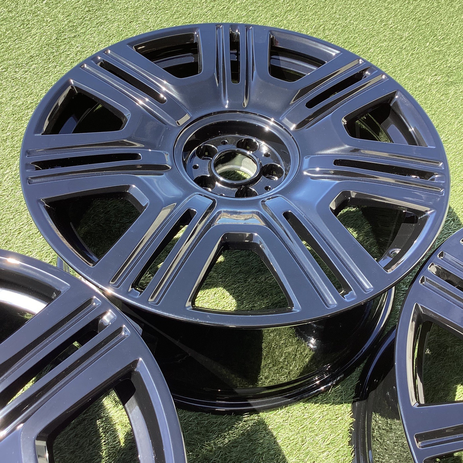 22” Rolls Royce Cullinan Wheels Rims OEM Set Of 4 Gloss Black