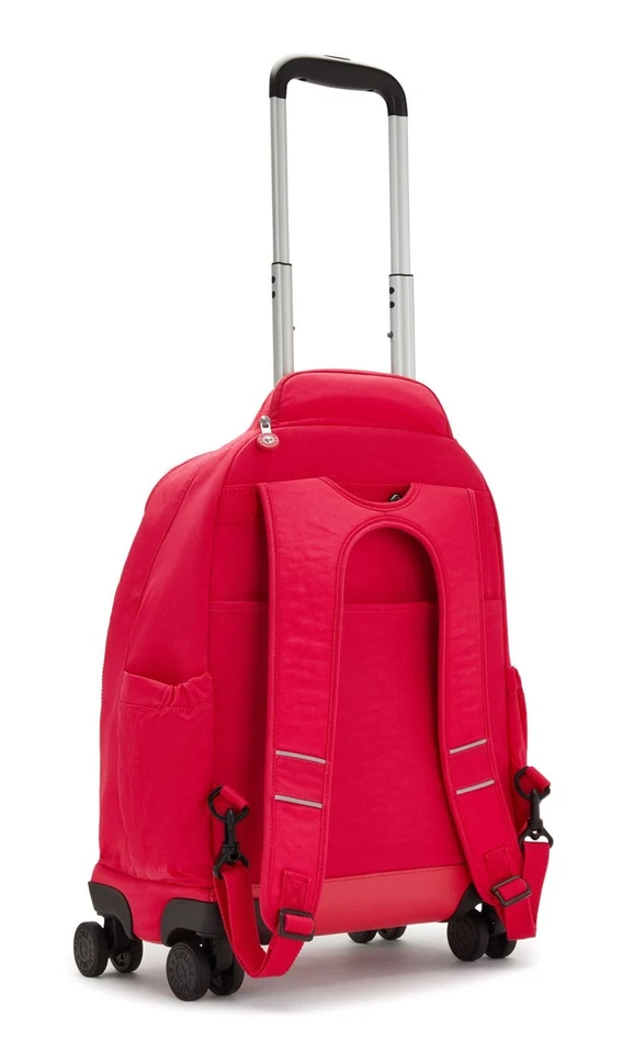 kipling Zea Wheeled Backpack Trolley-Rucksack True Pink - Bild 3 von 4
