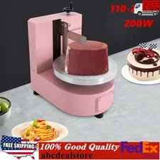 Birthday Cake Cream Smooth Coating Decoration Machine Cream Spreading Machine