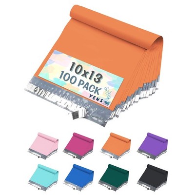 Yens Poly Mailers 10X13 100 Pack Orange ,Strong Self Seal Adhesive Shipping E...
