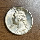 1943-D Washington Silver Quarter BU Uncirculated