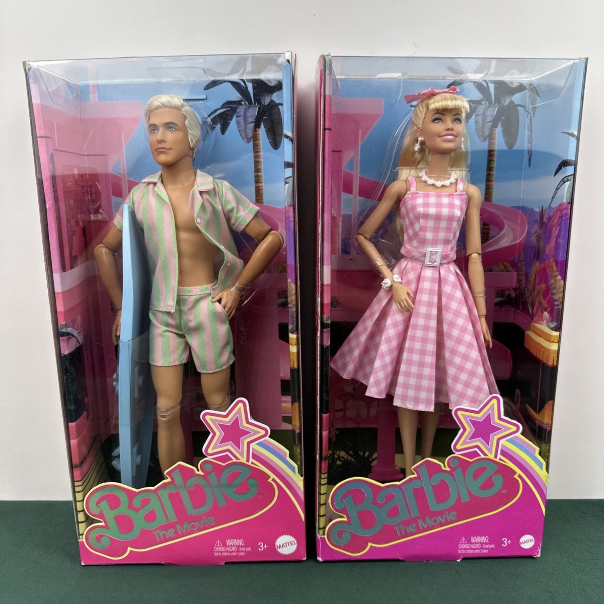 Lot Of 2 Barbie The Movie Barbie & Ken Dolls NRFB Mattel 2023