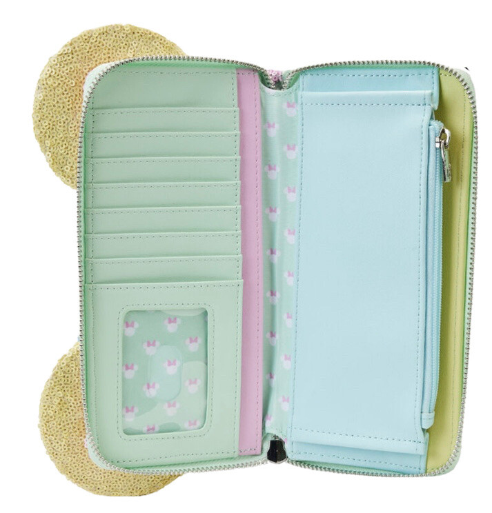 Loungefly Pastel sequin large wallet Loungefly Disney Minnie Mouse Pastel Sequin Wallet Limited  main image 4