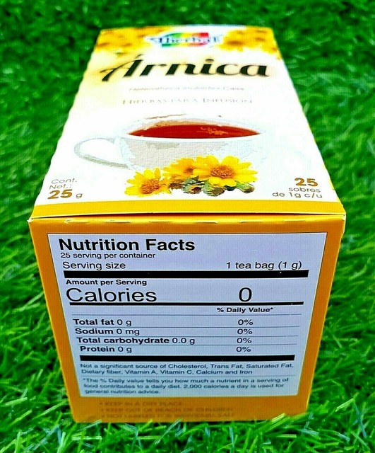 2 Packs ARNICA TEA / TE DE ARNICA Infusion 50 bags 0.3 oz. each Free