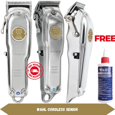 Wahl 5 Star Cordless Senior Metal Edition-FREE CLIPPER OIL *Free Delivery*