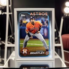 2024 Topps Series 2 Baseball Card #381 Michael Brantley, Houston Astros