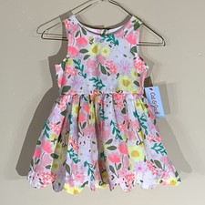 Cat  Jack Girls Floral Sleeveless dress - Size 18 Months