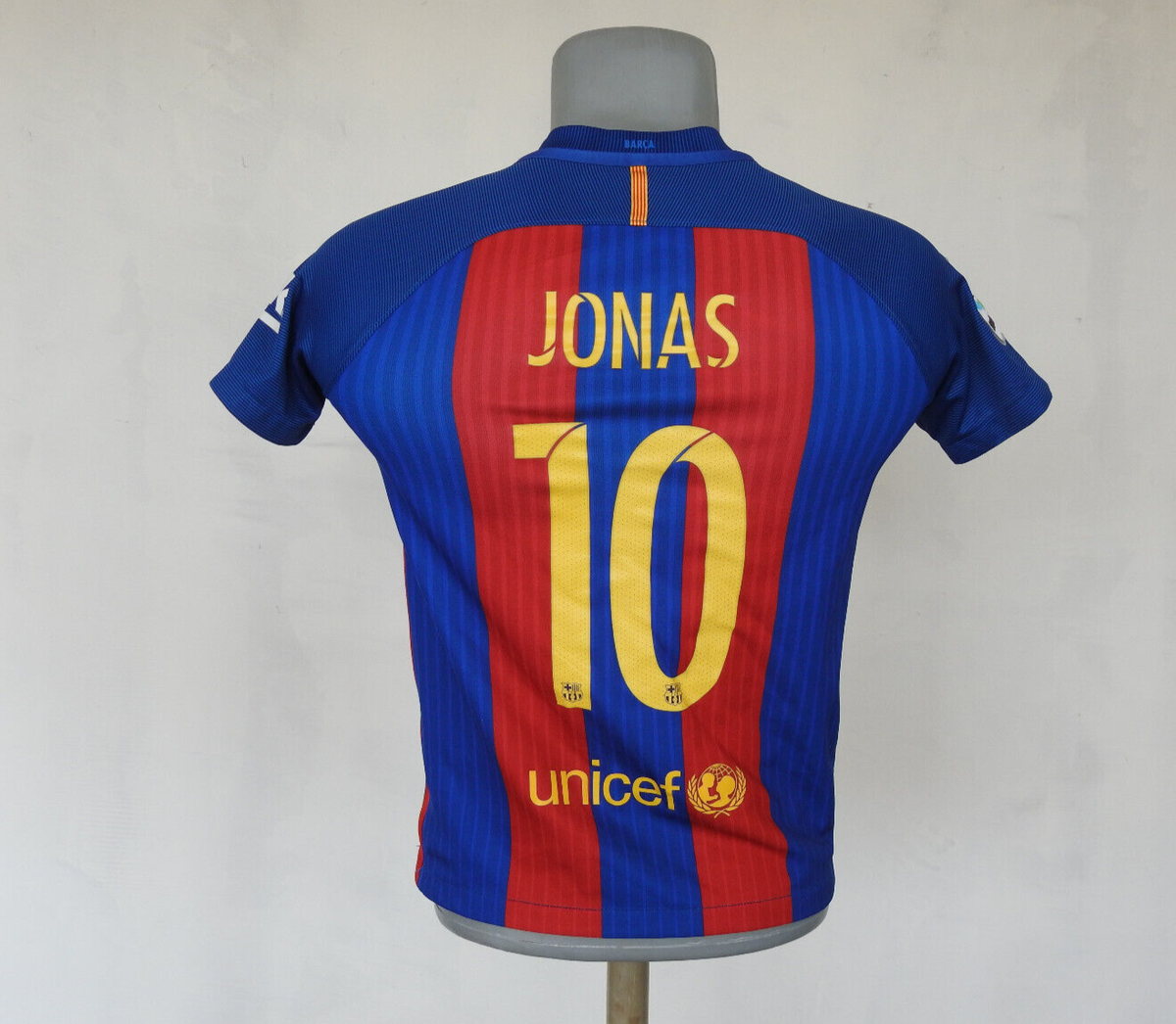 FC Barcelona 2016 Home Jersey #10 Nike Shirt Size Boys M Soccer