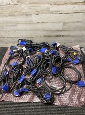 Used Lot of 18 Mixed VGA Male to VGA Male Video Cables