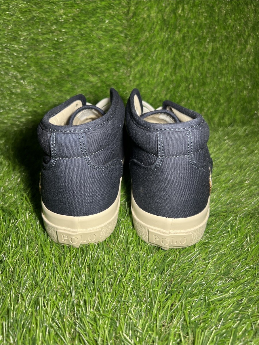 Polo Ralph Lauren Keaton Chukka Sneakers Hunter Navy Mid-Top  display picture 1