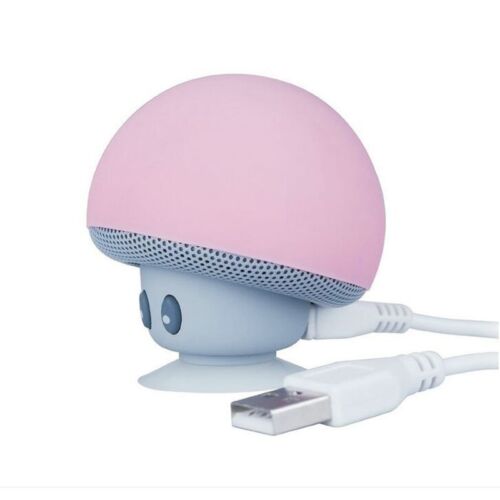 Mini-Bluetooth-Lautsprecher und LED-Lampe im Pilzdesign BT648 Orange - Afbeelding 1 van 9