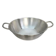 Portable 19" Cazo LARGE FLat Cooking Pot Pan Wok Caso Carnitas Gas Stove Burner