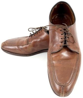 Allen Edmonds Lasalle Brown Chili Leather Split Toe Oxford  display picture 1
