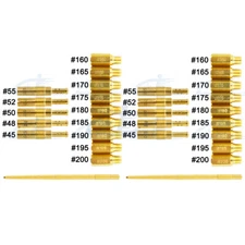 30X Carburetor Main Jet Pilot/Slow Jet Needle Kit For Keihin FCR PWK OKO CVK PWM