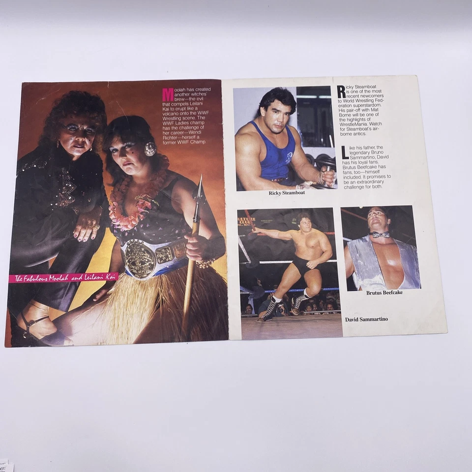 Foto firmada por Greg The Hammer Valentine 8x10 WWE WCW André The Giant Junkyard Dog Foto 3 de 3