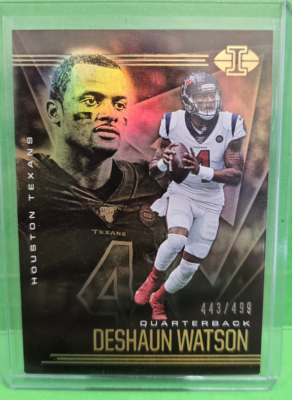2020 Panini Illusions Trophy Collection Bronze #65 Deshaun Watson Texans 443/499