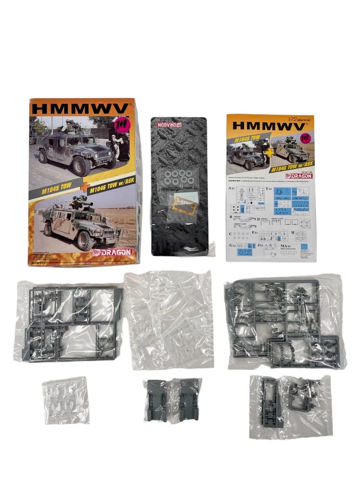 Лот из 10 винтажных пластиковых фигурок танков времен Второй мировой войны артиллерия смешанные наборы #602 - Изображение 2 из 4