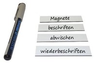 50 Magnetschilder Beschreibbar 6 X 10Cm In Weiß - Magnetstreifen / Etiketten