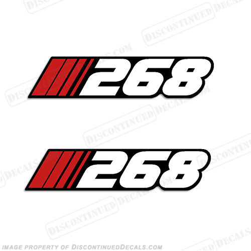 Fits Stratos "268" Decal (Set of 2) - Bild 1 von 1