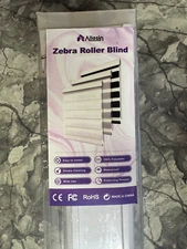 Cordless Zebra Roller Blinds Sheer Shades, Sheer or Privacy - 30"