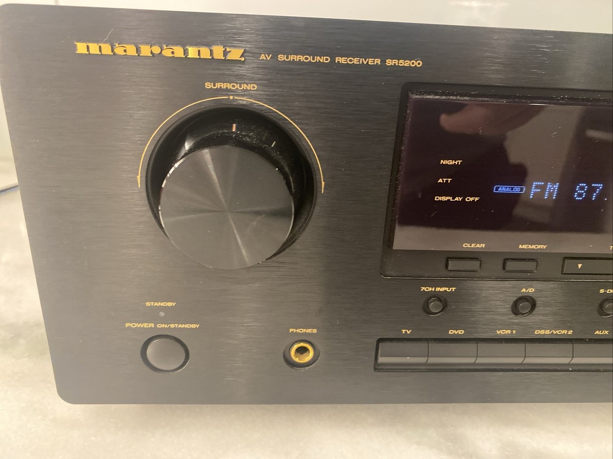 Marantz SR 5200 6.1 Channel 540 Watt Receiver for sale online | eBay