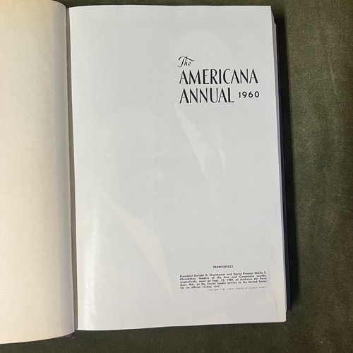 The Encyclopedia Americana Brown ANNUALS 1954 Thru 1965 (Missing 1959) - Picture 46 of 91