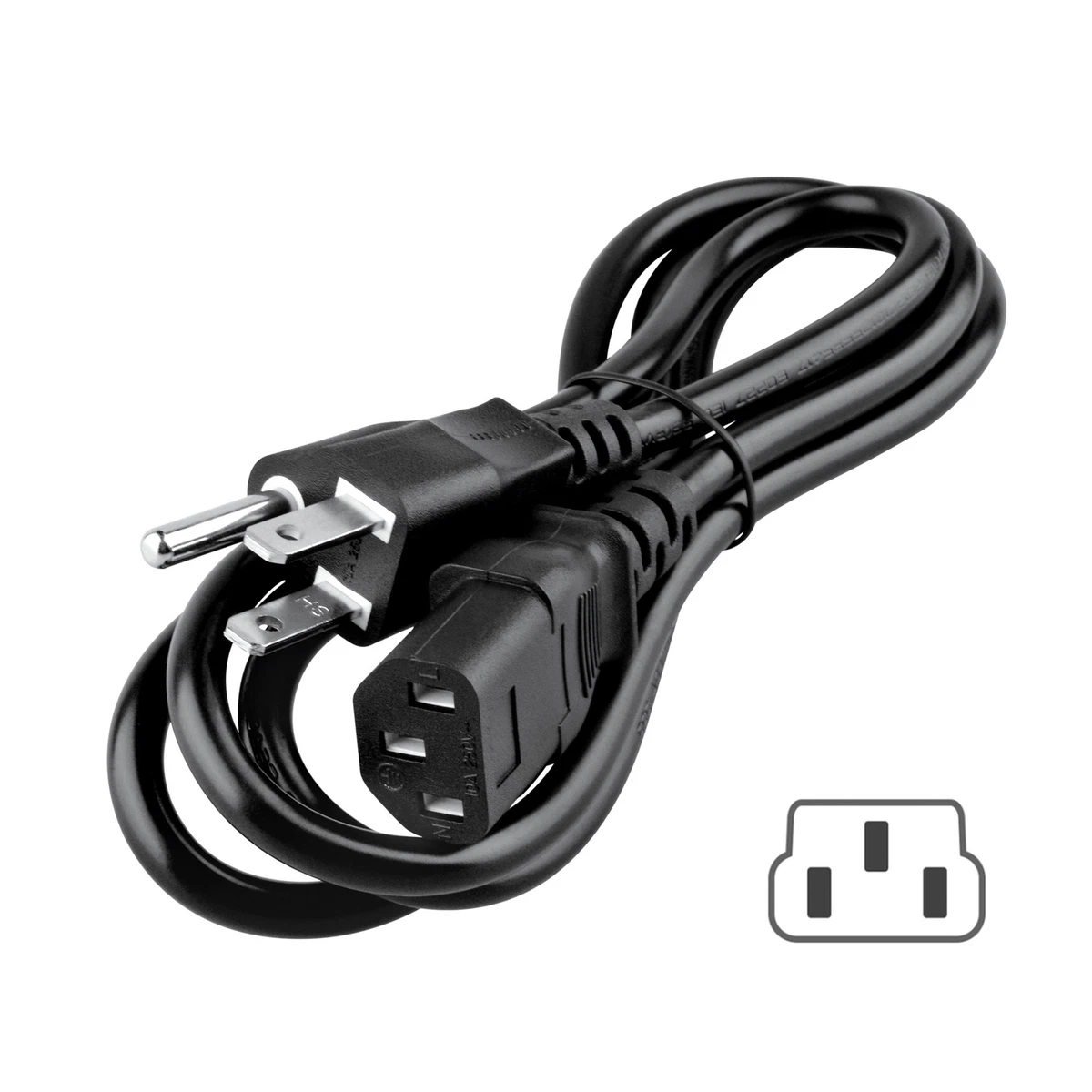 5ft AC Power Cord Cable for Ampeg Micro-CL 100W Mini Bass Head 3