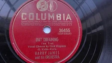 Harry James 78rpm Single 10-inch Columbia Records #36455 Day Dreaming 