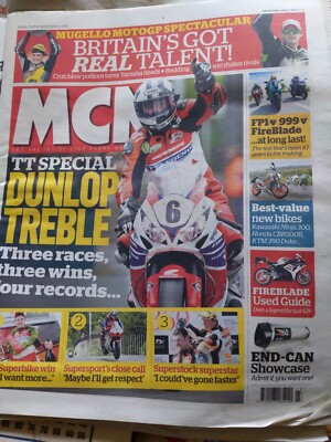 Motor Cycle News Paper IOM Manx TT & MGP 5 June 2013