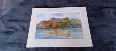 Originalgemälde von Derwent Wasser auf Leinwand