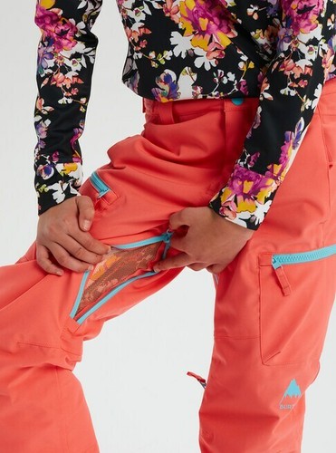 BURTON Girls' ELITE CARGO Snow Pants - Georgia Peach - Small - NWT - Picture 6 of 6