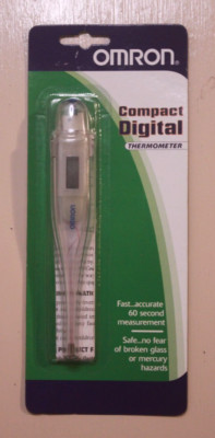 Omron MC 110 Compact Digital Thermometer W Quick Measurement of Oral & Underarm