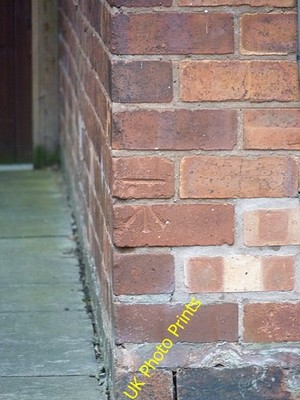 Photo 6x4 OS benchmark - Blakenhall Heath, 30 Ryle Street Bloxwich An OS  c2016