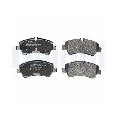DELPHI LP3619 Bremsbelagsatz, Scheibenbremse für FORD, Hinterachse