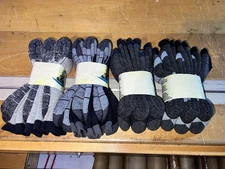 72% Merino Wool Men's MADE IN THE USA WARM HD Thick Hiking Socks 3 Pair Sz 10-13