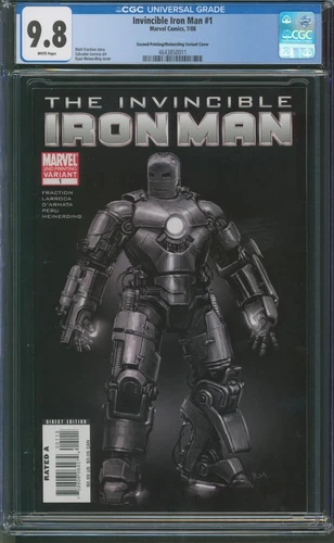 Marvel Comics Invincible Iron Man #1 2008 - Graded CGC 9.8