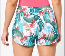 Jantzen Cover-Up Swim Over-Short Tropical Palms Size 16