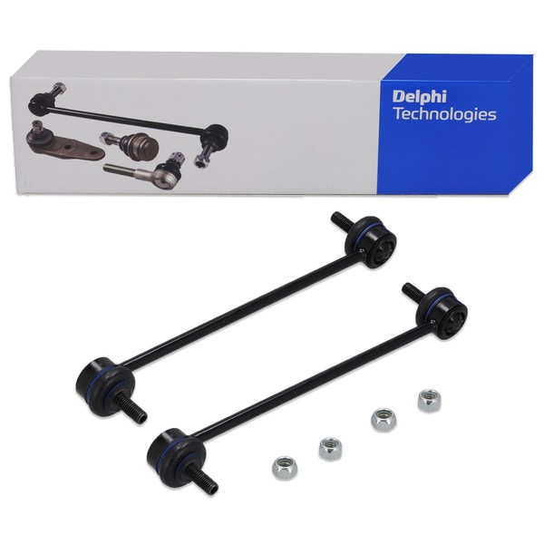 2X Delphi Koppelstange FüR VW Polo 4 5 UP Audi A1 Ibiza Fabia Vorne 2Q0411315B-image