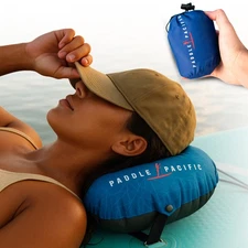 Inflatable SUP Paddle Board Pillow - Waterproof Self Inflatable Compact Trave...