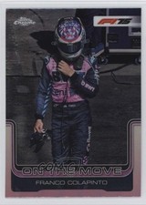2025 Topps Chrome Formula 1 F1 On The Move Refractor Franco Colapinto #187 1se7