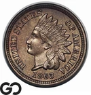 1863 Indian Head Cent Penny *Civil War Date* Sharp Choice BU++