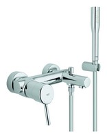 Grohe Concetto Einhand-Wannenbatterie Mit Brausegarnitur - Chrom - 32212001