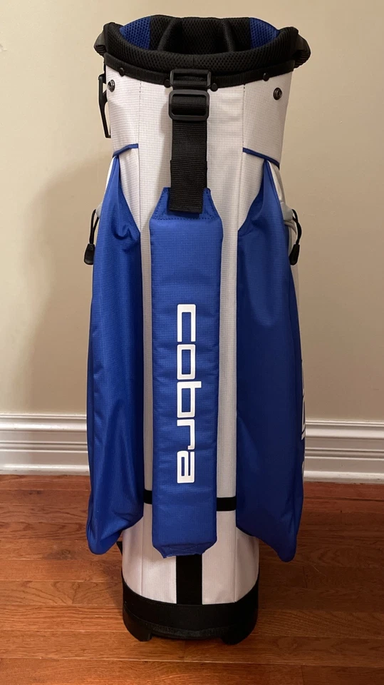 ⭐️ NEW 2024 COBRA FLY XL 14-WAY GOLF CART BAG (BLUE & WHITE) W/RAIN COVER - Image 4 of 4