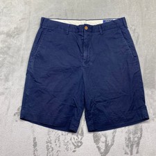Polo Ralph Lauren Mens Stretch Classic Fit Chino Shorts Navy Blue Size 32 Golf