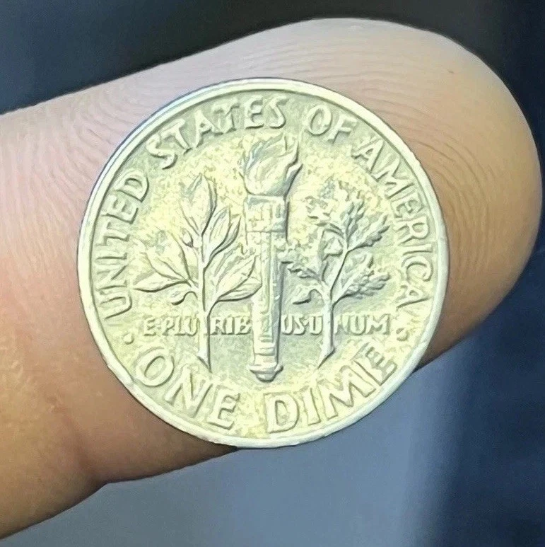 1968 No S Proof Roosevelt Dime Rare Mint Error DDR DDO FB FT Variety XF-AU Fine - Image 2 of 4